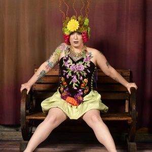 Handmade embroidered fairy costume dress